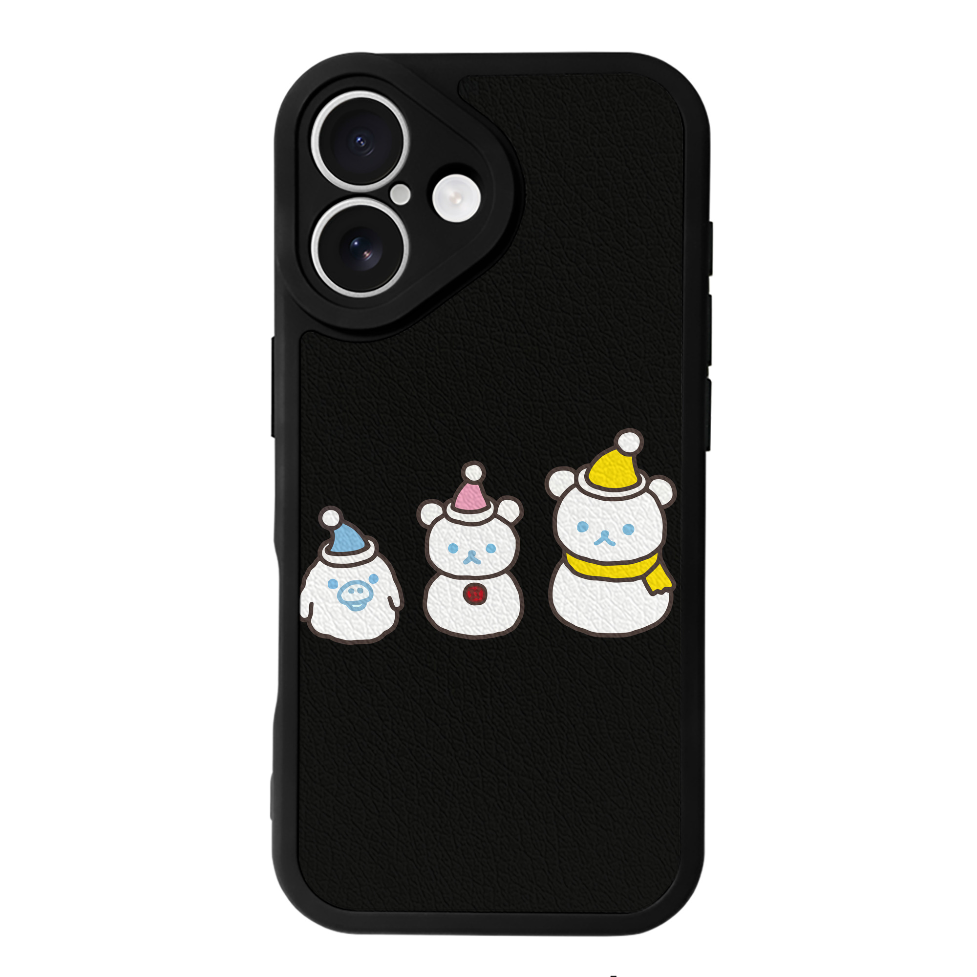 （画像用） リラックマ リラックマ キイロイトリ Rilakkuma Korilakkuma Kiiroitori 【iPhone 16シリーズ対応】シリコンスマホケース（レザー調） 材質：シリコン